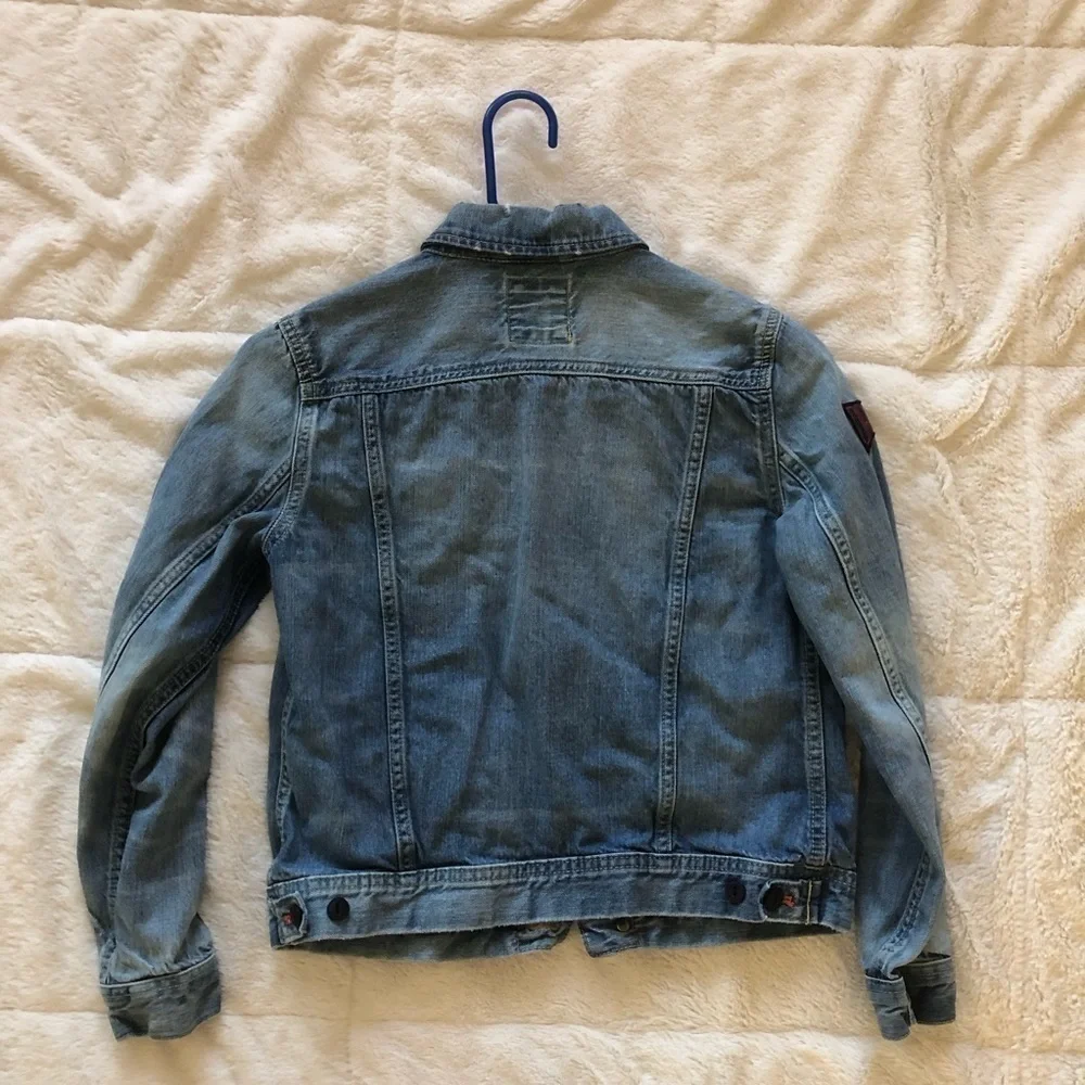 Gap Kids x ED Light Wash Patch Denim Jacket Girls